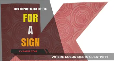 Mastering Block Letter Painting: A Step-by-Step Guide for DIY Signs