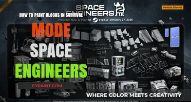 Painting Blocks: Survival Mode Space Engineers Guide