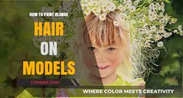 Mastering Blonde Hair Painting Techniques for Stunning Model Portraits