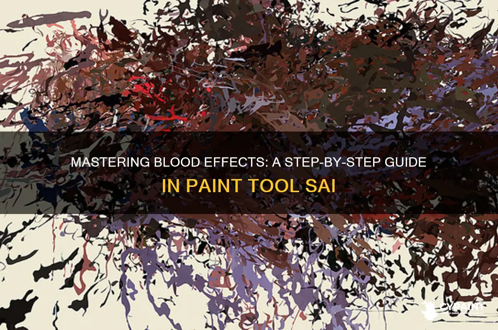 how to paint blood in paint tool sai