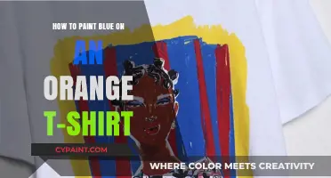 Spraying Blues on Oranges: Painting T-Shirts