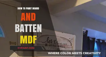Mastering MDF Board and Batten Painting: Tips for a Flawless Finish