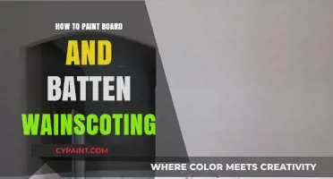 Painting Board and Batten Wainscoting: A Step-by-Step DIY Guide