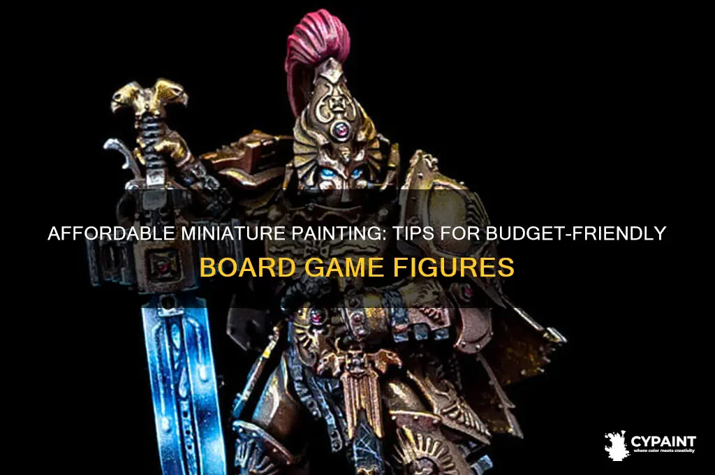 how to paint board game miniatures cheap