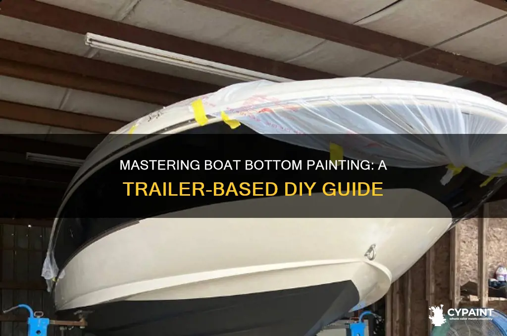 how to paint boat bottom on trailer