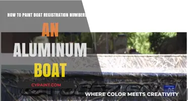 DIY Guide: Painting Boat Registration Numbers on Aluminum Boats