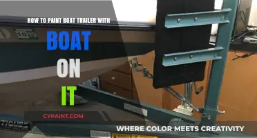 Spraying a Boat Trailer: Boat On or Off?