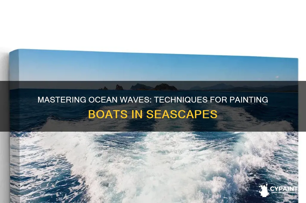 how to paint boats on the ocean