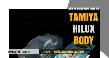 Mastering Body Line Painting on Tamiya Hilux Models