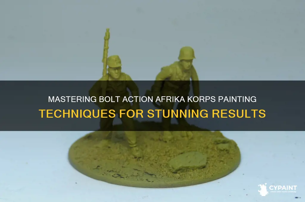 how to paint bolt action afrika korps