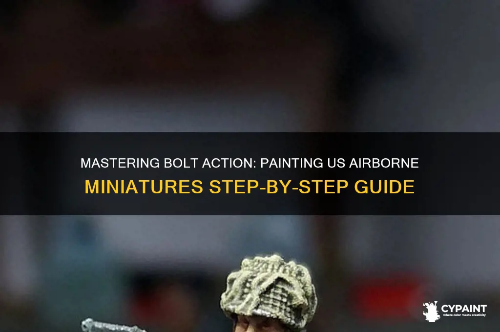 how to paint bolt action us airborne