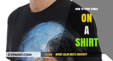Creative DIY: Painting Realistic Bones on a Shirt Step-by-Step