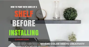 Mastering the Art of Painting Both Sides of a Shelf Before Installation