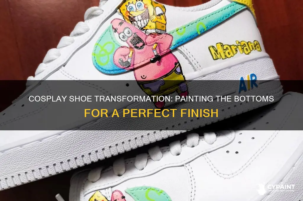 how to paint bottom of shoes for cosplay