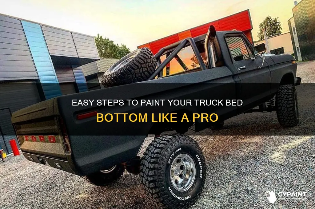 how to paint bottom of truck bed