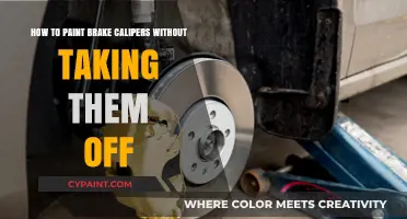 Painting Brake Calipers: On-Car Makeover