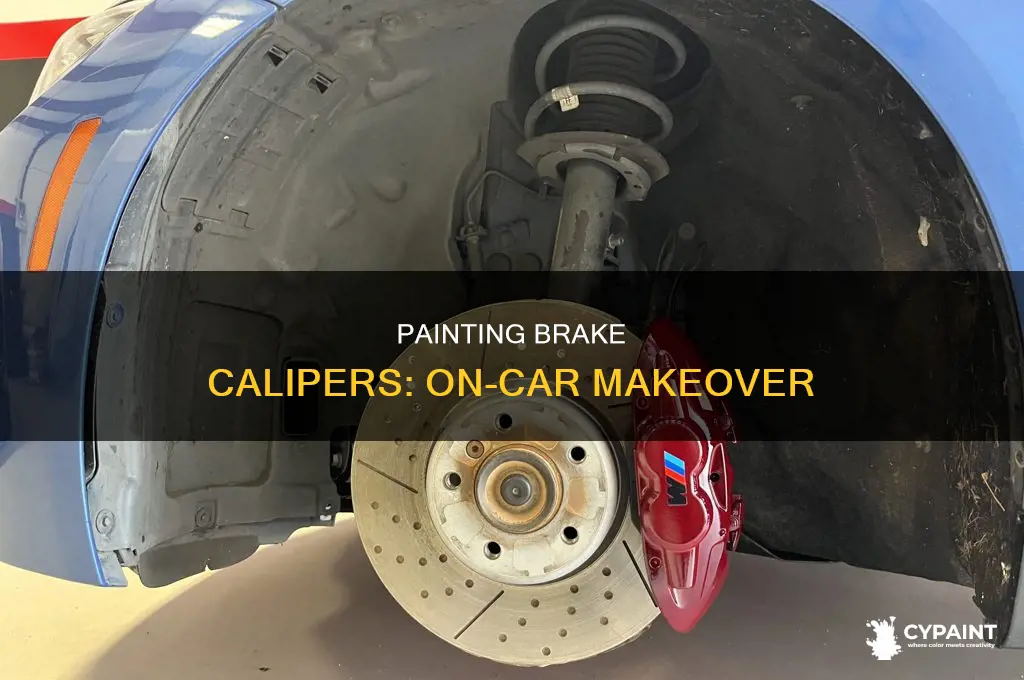 how to paint brake calipers without taking them off