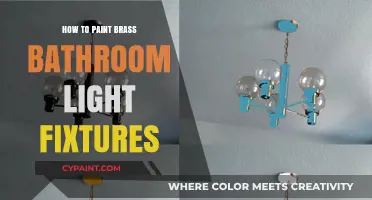 Revamp Your Bathroom: Easy Steps to Paint Brass Light Fixtures