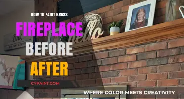Transform Your Brass Fireplace: Easy Painting Tips for Stunning Before & After Results