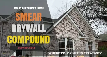 Mastering the German Smear Look with Drywall Compound on Brick