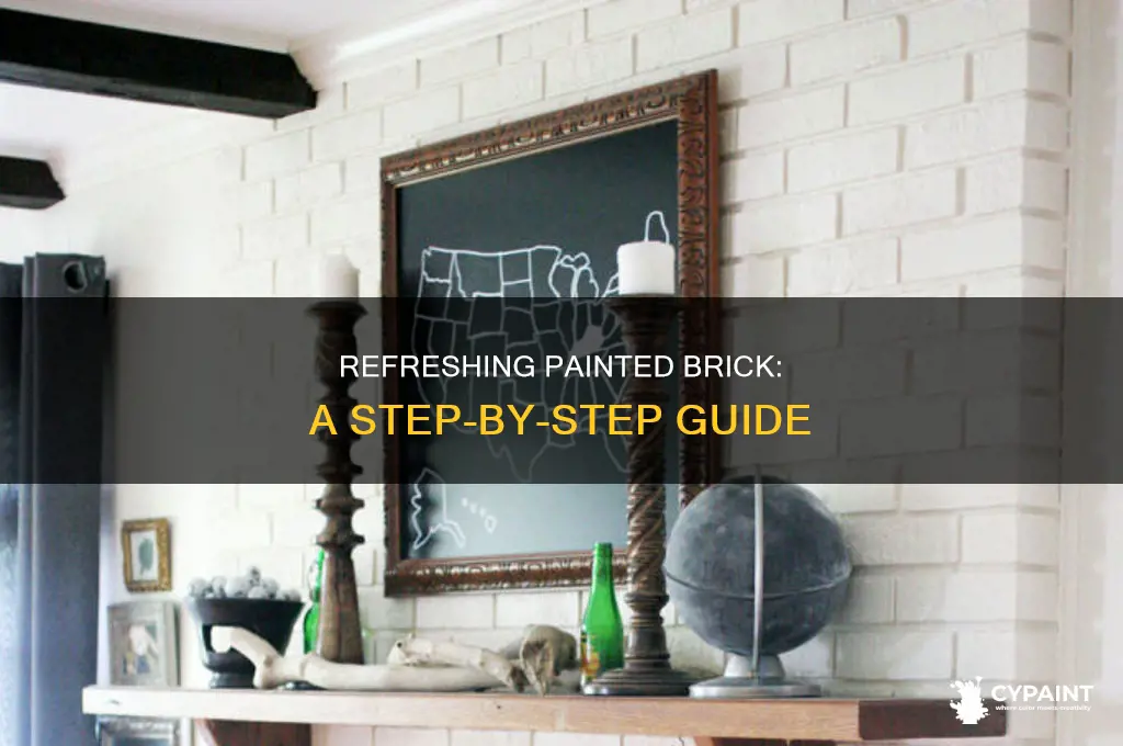 how to paint brick that has already been painting