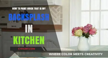 Revamp Your Kitchen: A Guide to Painting Brick Backsplashes