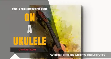 Ukulele Art: Painting a Bronco Fan