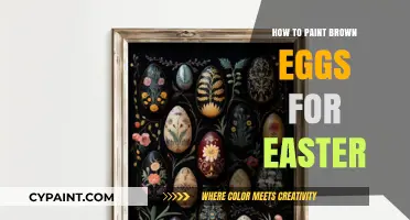 Creative Easter Egg Painting: Transforming Brown Eggs with Colorful Designs
