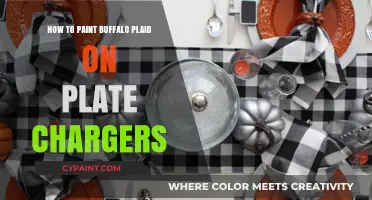 DIY Buffalo Plaid Plate Chargers: Easy Painting Tutorial for Beginners