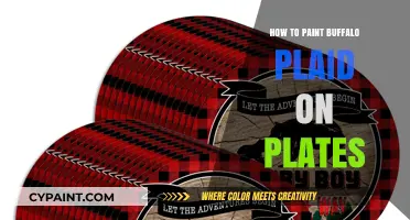 DIY Buffalo Plaid: Painting Perfect Plaid Patterns on Ceramic Plates