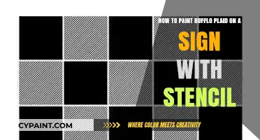 Mastering Buffalo Plaid: A Step-by-Step Stencil Guide for Sign Painting