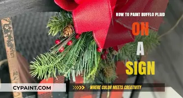 Master Buffalo Plaid: Easy Steps to Paint on Signs