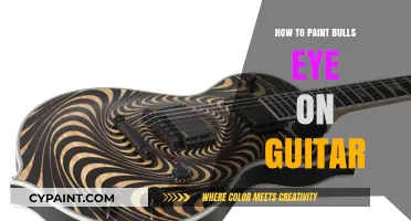 Master the Art: Painting a Perfect Bullseye on Your Guitar