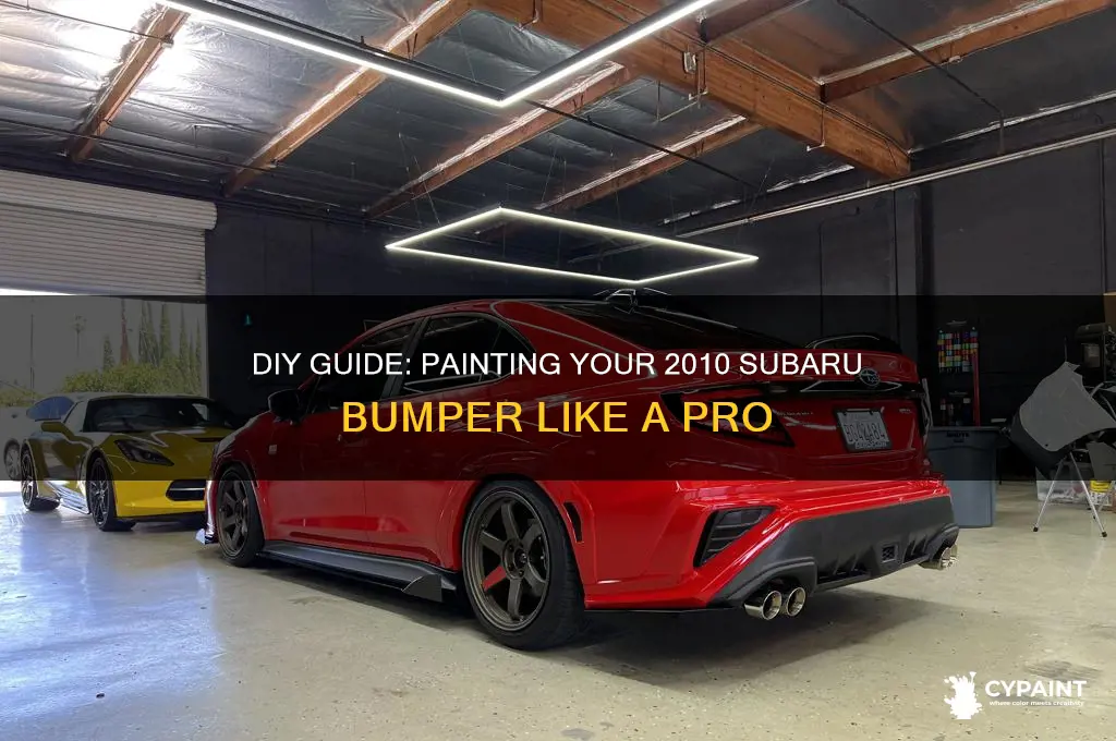 how to paint bumper on 2010 subaru