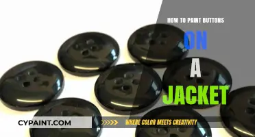 Creative DIY Guide: Painting Unique Buttons on Your Jacket