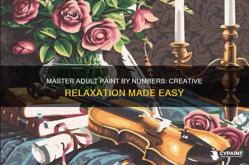 how to paint by numbers for adults
