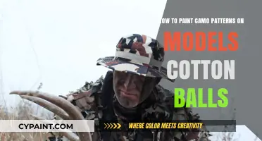 Cotton Balls Camo: Painting Models with a Twist
