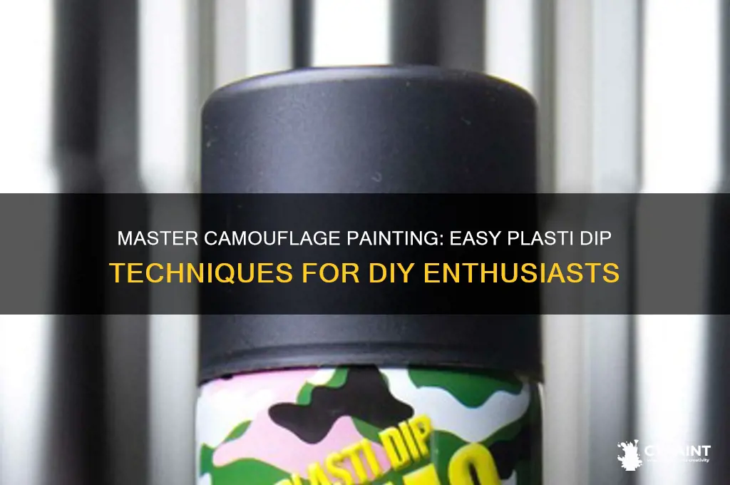 how to paint camo with plasti dip