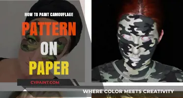 Mastering Camouflage Art: Step-by-Step Guide to Painting Patterns on Paper