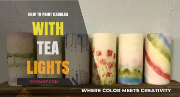 Creative Candle Painting: Transforming Tea Lights with Artistic Flair