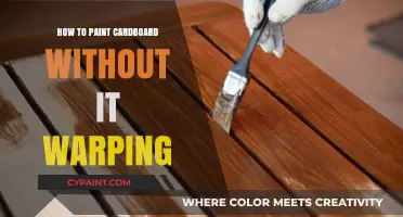 Prevent Cardboard Warping: Tips for Smooth, Even Paint Application