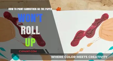 Mastering Cardstock Painting: Tips to Prevent Rolling