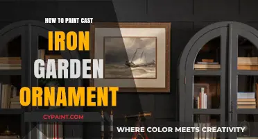 Revive Your Garden: Easy Steps to Paint Cast Iron Ornaments