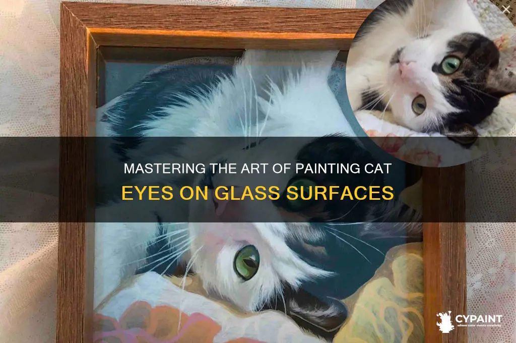 how to paint cat eye on glass