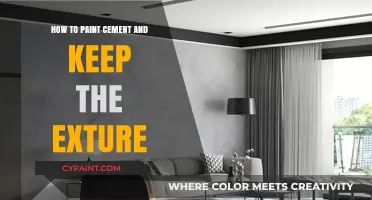 Master Cement Painting: Preserve Texture with These Expert Techniques