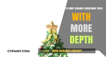 Creating Depth: Painting Ceramic Christmas Trees