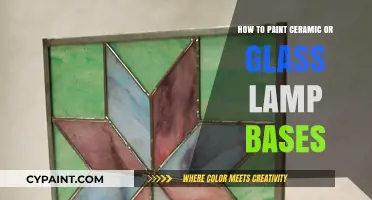 Transform Your Lamp Bases: Easy Ceramic & Glass Painting Techniques