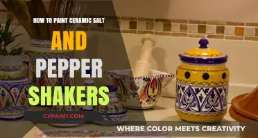 Creative Ceramic Painting: Transforming Salt and Pepper Shakers with Style