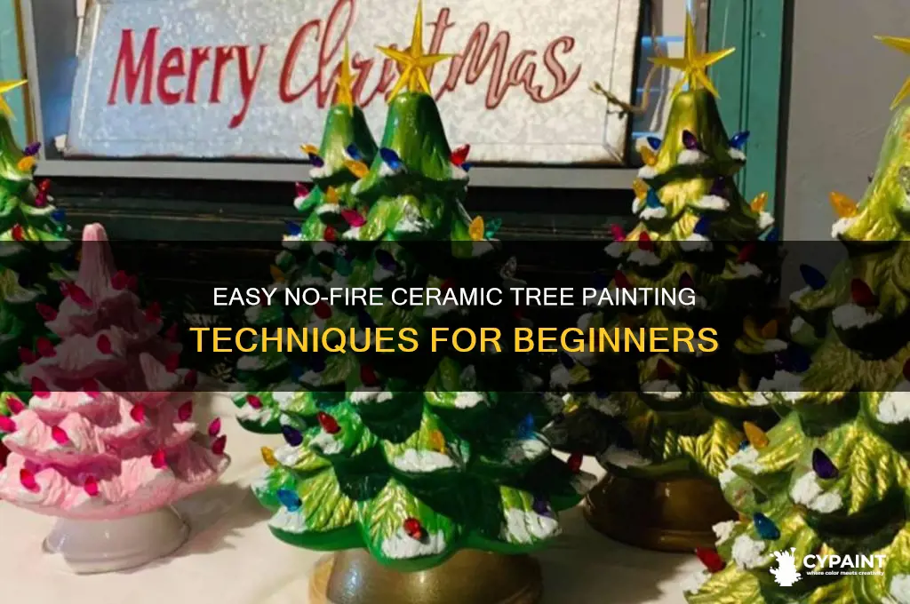how to paint ceramic tree without firing