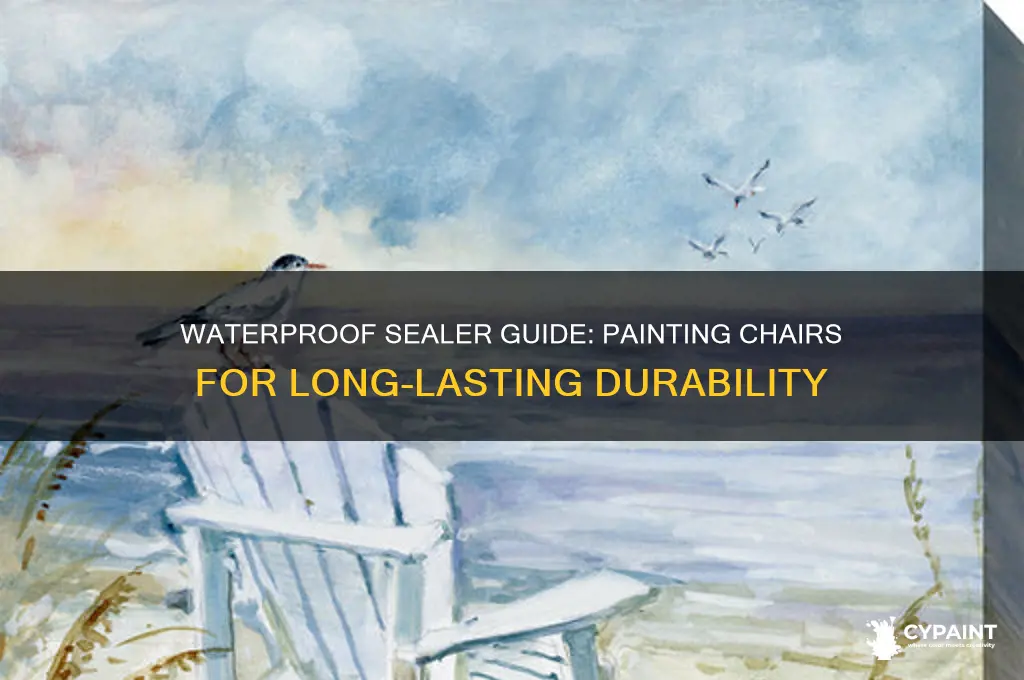how to paint chair with waterproof sealer
